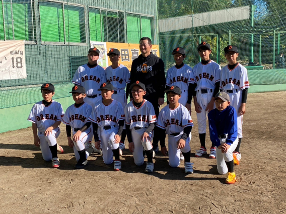 ドリームジュニアは桑田杯の決勝戦のサポートをしてます！